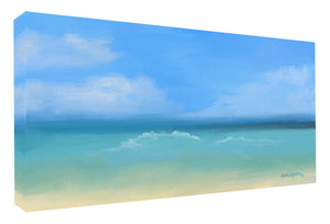 'Endless Summer' Ocean painting wrapped canvas by wildlife artist Kathie Miller. Prints available.