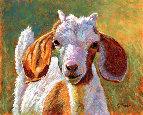 Gypsy-Goat Original Pastel 10