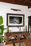 Snow Leopard painting by award winning artist Kathie Miller. Prints available.