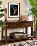 Turkey Vulture with mahogany frame by award winning artist Kathie Miller.