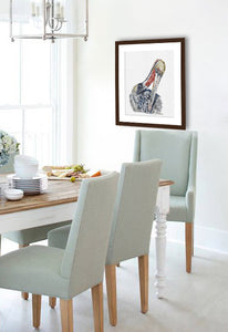 Pelican painting by award winning artist Kathie Miller. Prints available.